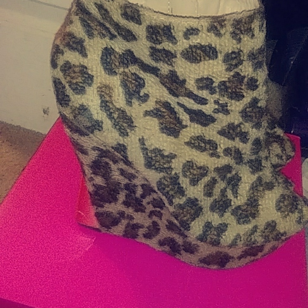 Cheetah Print Booties